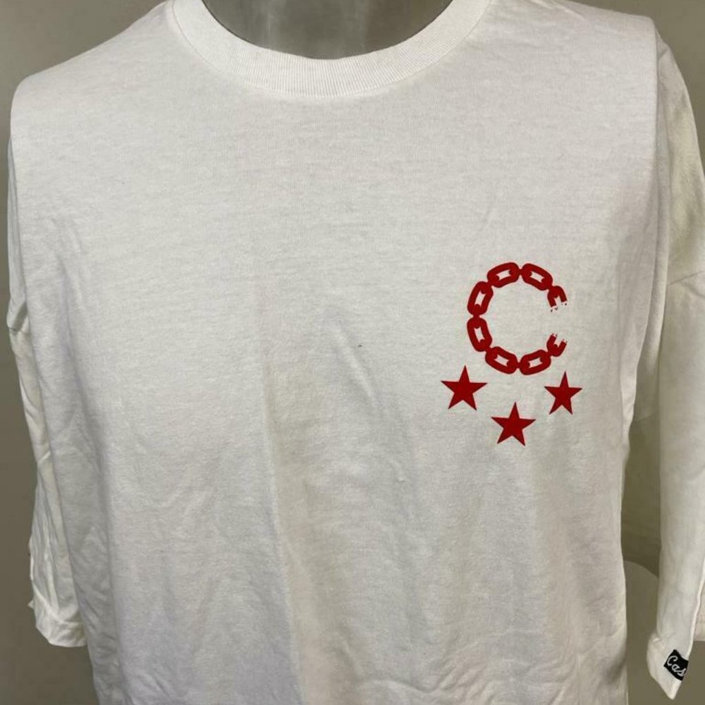 CROOKS 100%COTTON/COTON Men's ShortSleeve T-Shirt SMUTS7140 SIZES : 3XL/3TG